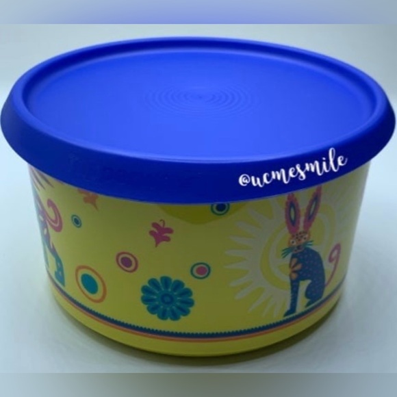 Tupperware Alebrije Fantasy Paint Designs One Touch Canister Set - Picture 7 of 8